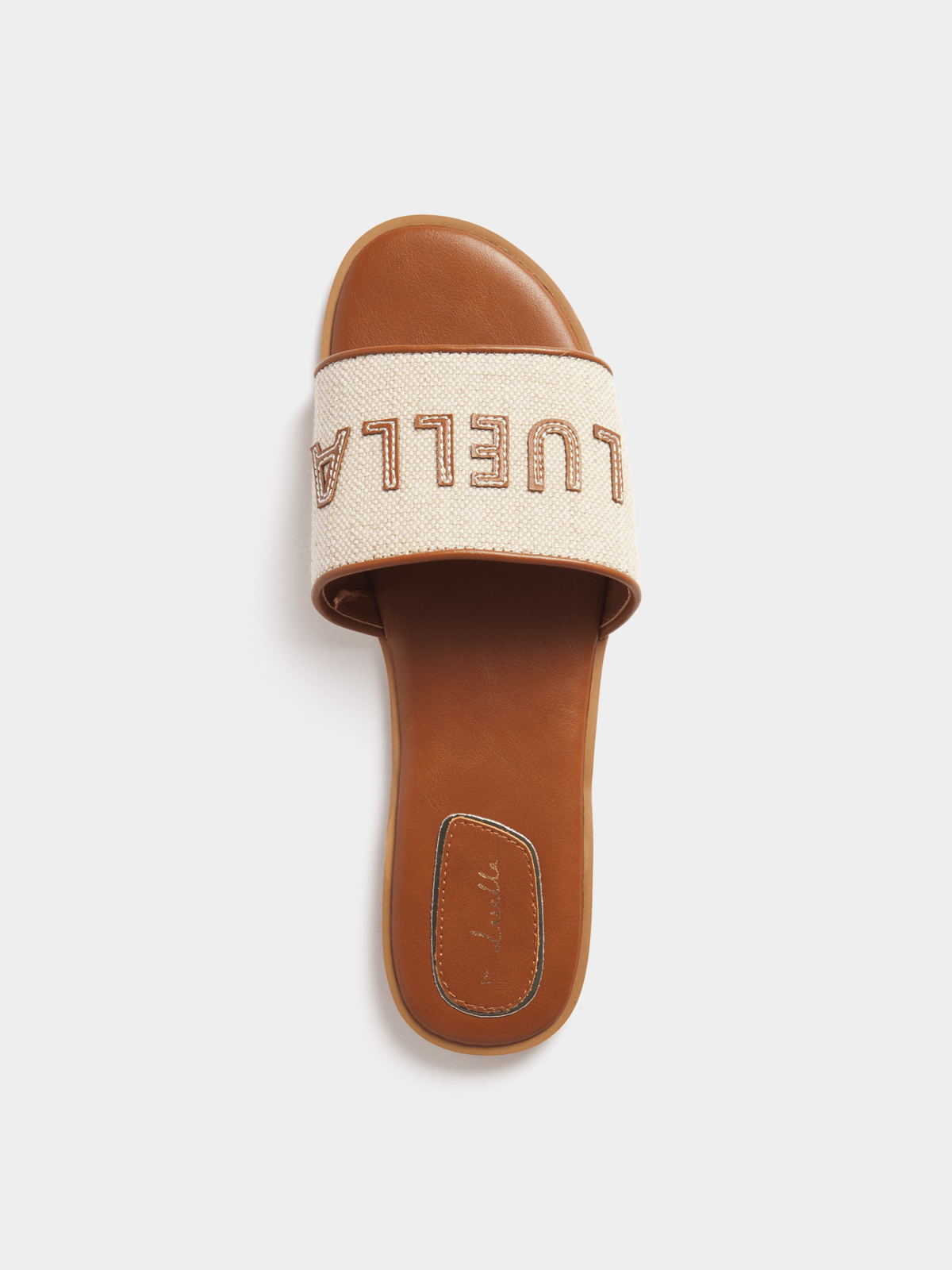 Luella Luella Textured Flat Slip In Sandals
