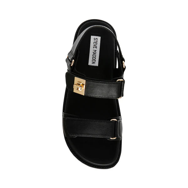 Steve Madden BIGMONA BLACK LEATHER