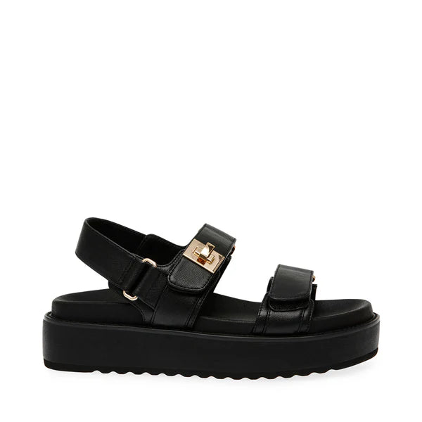 Steve Madden BIGMONA BLACK LEATHER