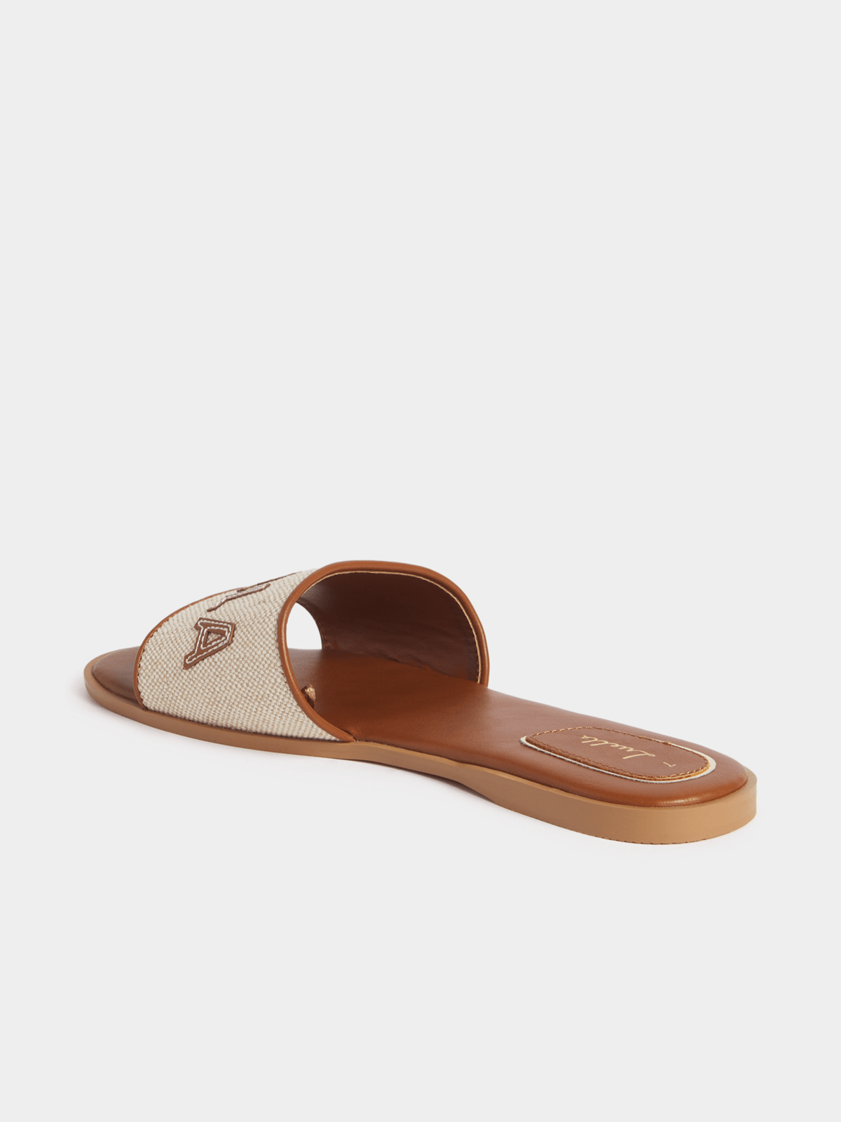 Luella Luella Textured Flat Slip In Sandals