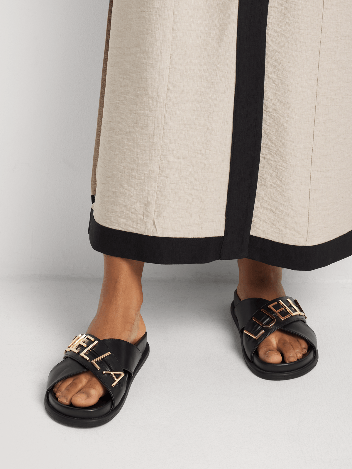 Luella Moulded Hardware Sandals
