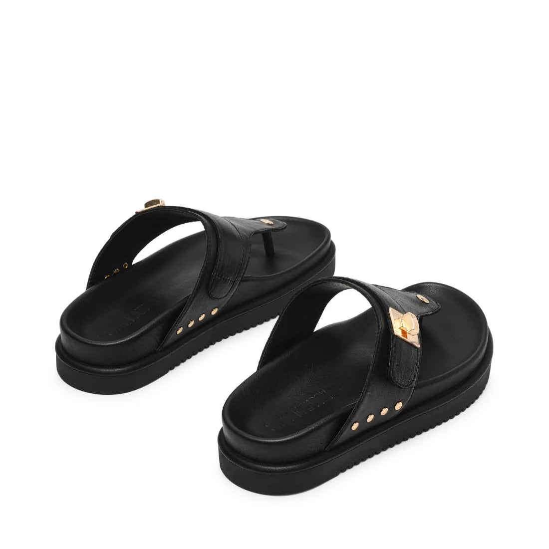 Steve Madden THONA BLACK LEATHER