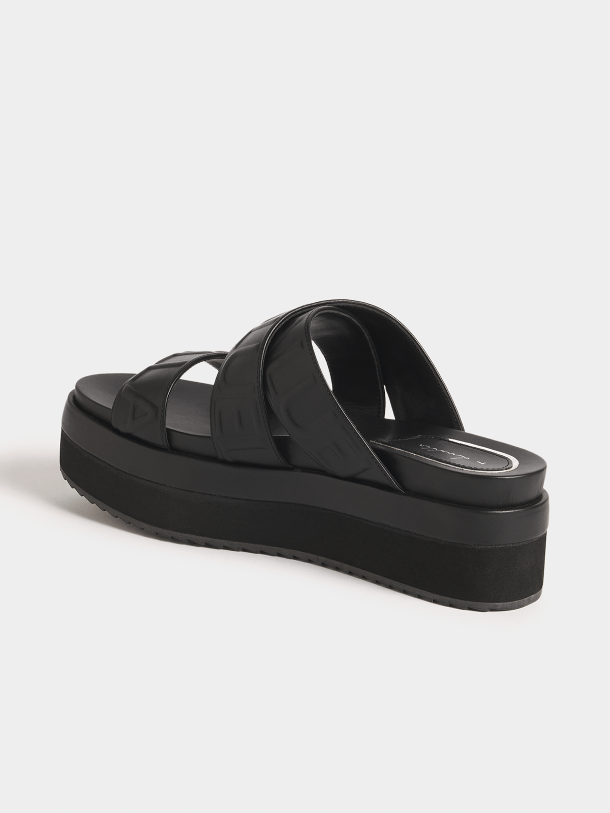Luella Multi Strap Platform Slides