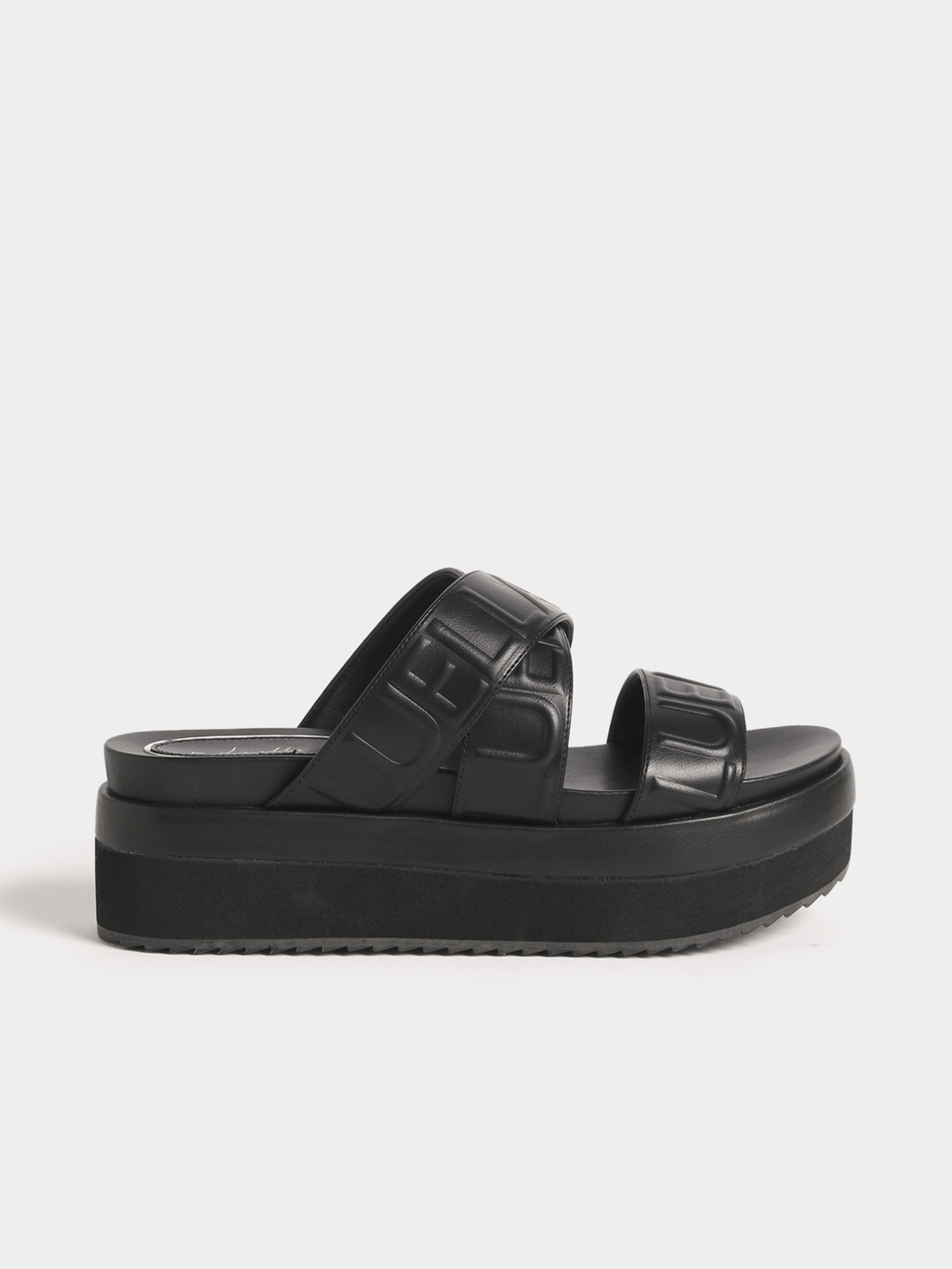 Luella Multi Strap Platform Slides
